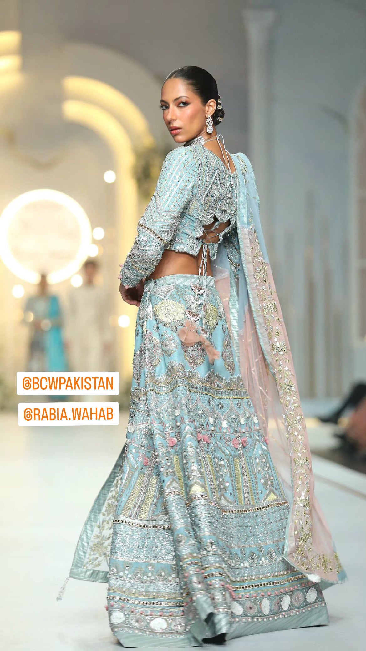 Powder Blue Lehenga