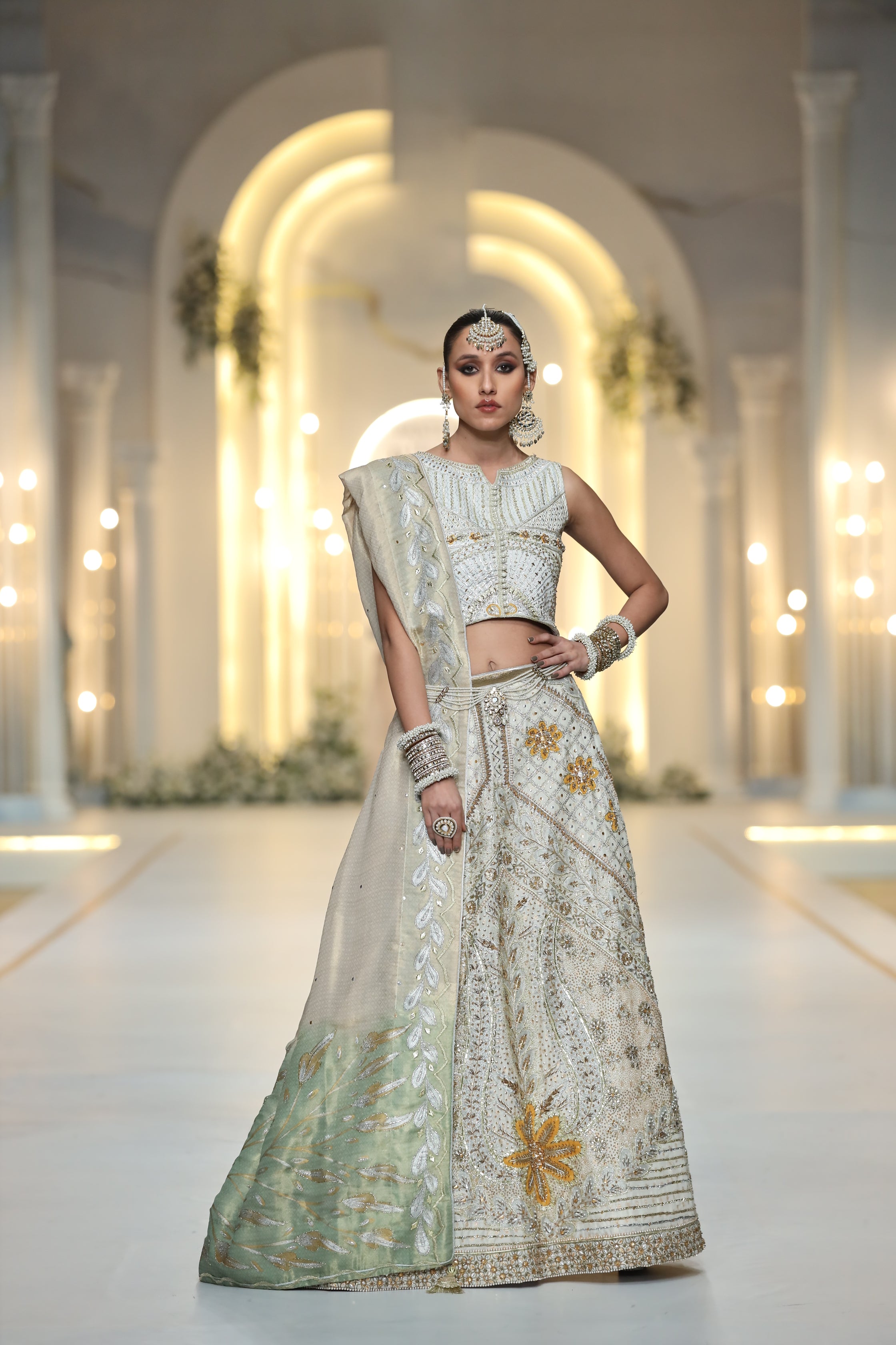 Ivory Lehenga Choli