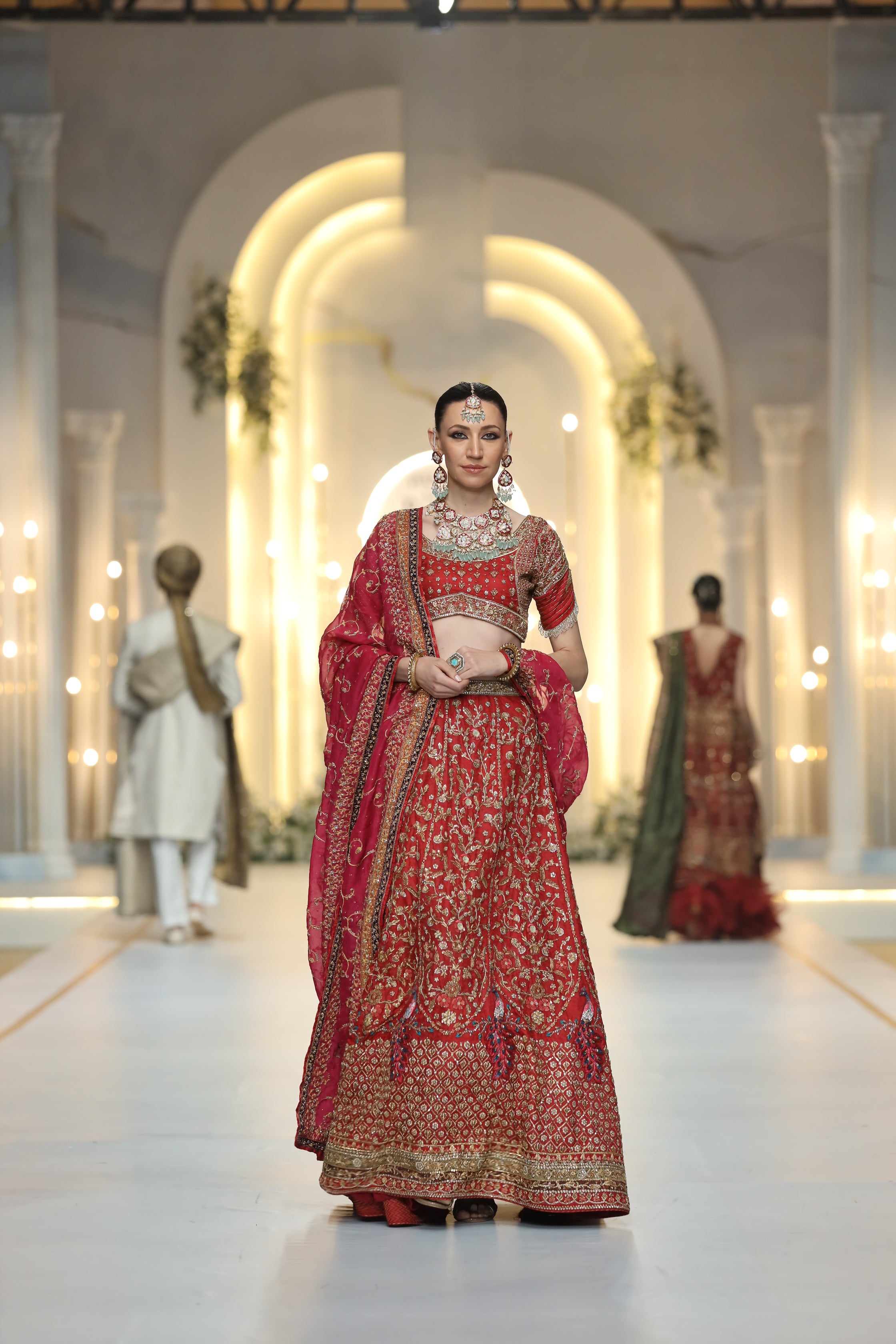 Crimson Red Lehenga Choli