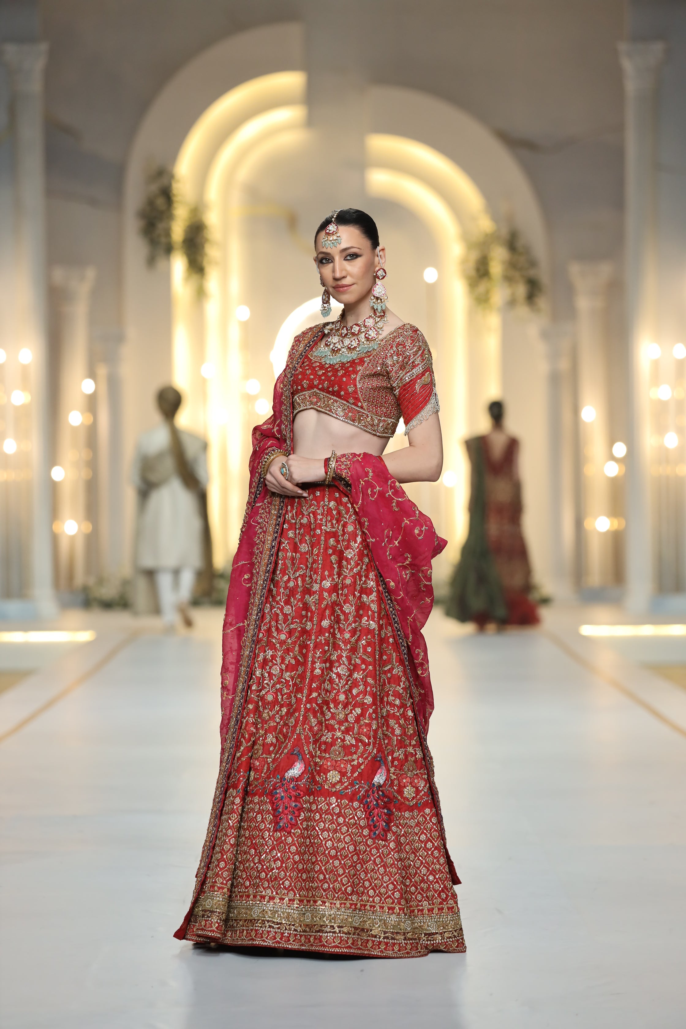 Crimson Red Lehenga Choli